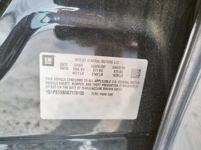 2016 CHEVROLET CRUZE LIMI 1G1PE5SB5G7178105