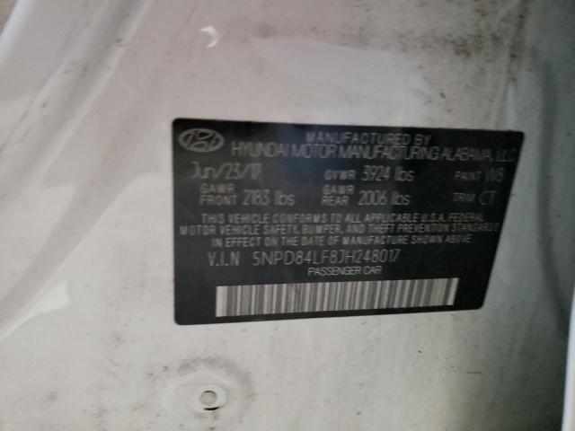 2018 HYUNDAI ELANTRA SE 5NPD84LF8JH248017