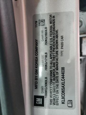 KL8CD6SAXLC444038 Chevrolet Spark 1Lt 2020. Фото: 9