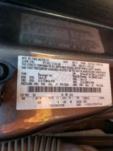 1FAHP3F26CL216453 Ford Focus Se 2012. Фото: 9
