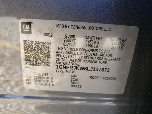 2020 CHEVROLET TRAVERSE R 1GNERJKW6LJ137873