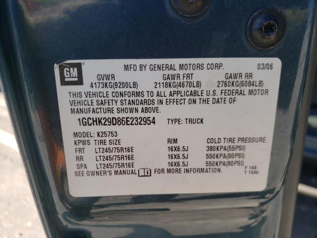 1GCHK29D86E232954 Chevrolet Silverado 2006. Фото: 9