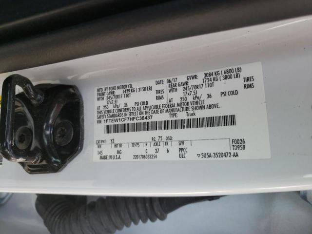 2017 FORD F150 SUPER 1FTEW1CF7HFC36437