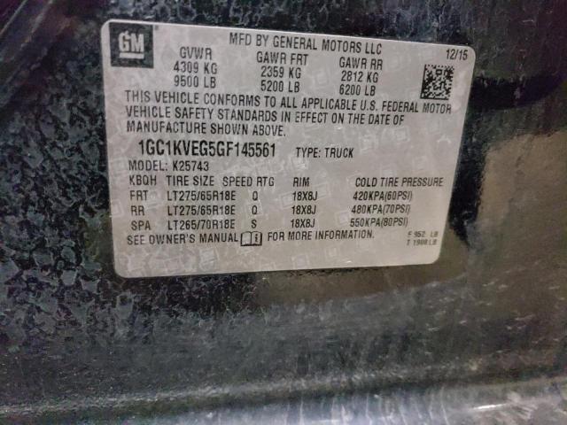 2016 CHEVROLET 2500 HD 1GC1KVEG5GF145561