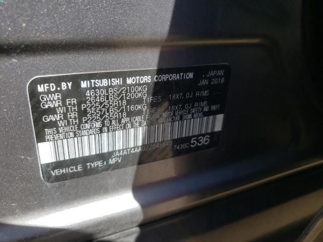 2018 MITSUBISHI 3000 GT SL JA4AT4AA0JZ045540