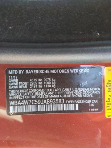 2018 BMW 440I WBA4W7C59JAB93583