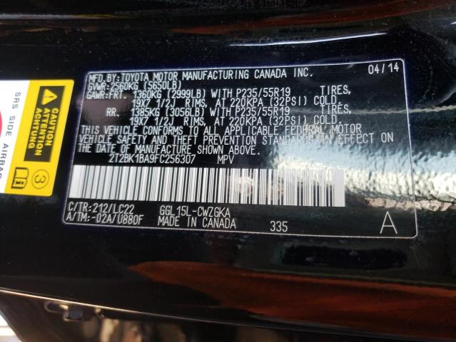 2015 LEXUS RX 350 BAS 2T2BK1BA9FC256307