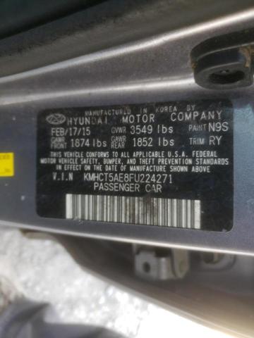 2015 HYUNDAI ACCENT GS KMHCT5AE8FU224271