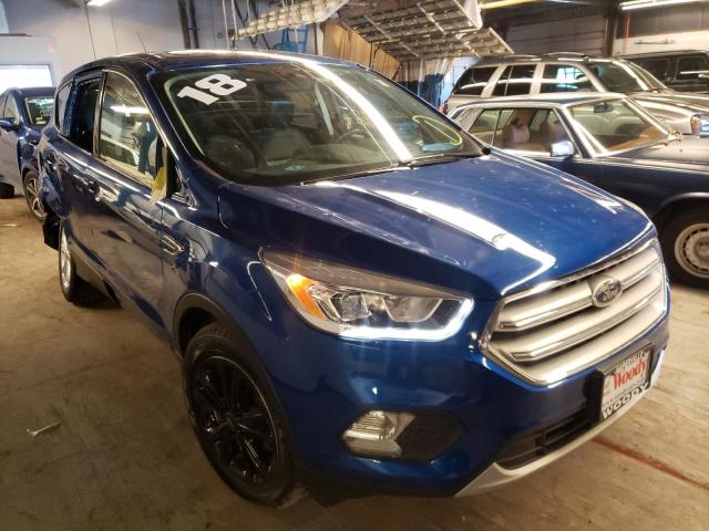 Salvage cars for sale from Copart Wheeling, IL: 2018 Ford Escape SEL