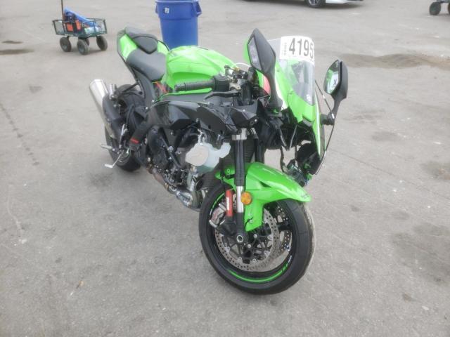 Salvage motorcycles for sale at Dunn, NC auction: 2021 Kawasaki Ninja ZX-9