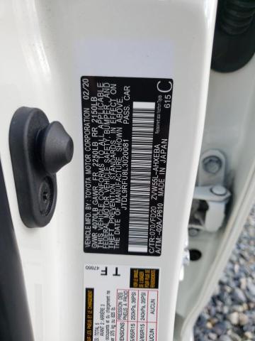 2020 TOYOTA PRIUS LE JTDL9RFU8L3020081