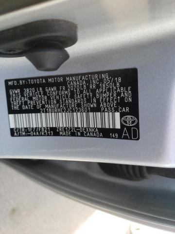 2T1BURHE2JC123601 Toyota Corolla L 2018. Фото: 9