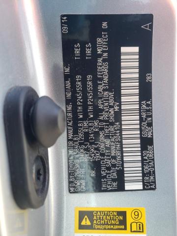 5TDYKRFH4FS044104 Toyota Highlander 2015. Фото: 9