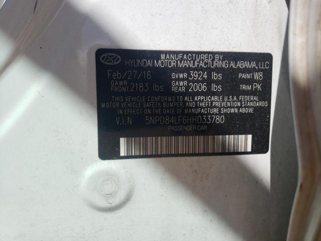 5NPD84LF6HH033780 Hyundai Elantra Se 2017. Фото: 9