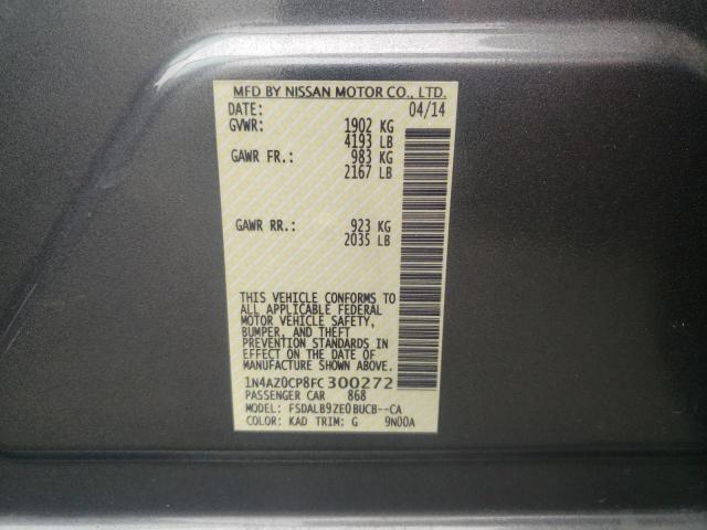 2015 NISSAN LEAF S 1N4AZ0CP8FC300272