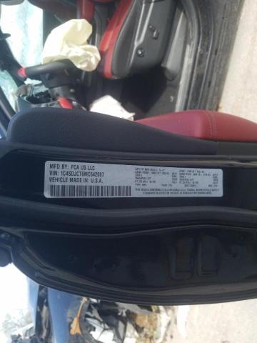 2021 DODGE DURANGO R/ 1C4SDJCT6MC642087