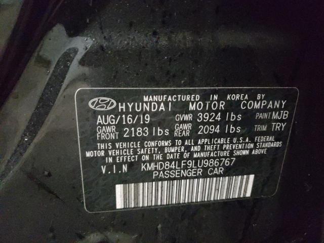 2020 HYUNDAI ELANTRA SE KMHD84LF9LU986767