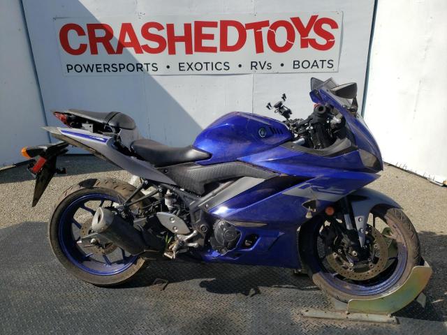 Salvage cars for sale from Copart Rancho Cucamonga, CA: 2021 Yamaha YZFR3 A