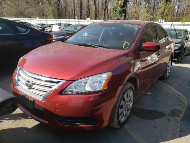 3N1AB7AP3FY272496 Nissan Sentra S 2015. Фото: 1