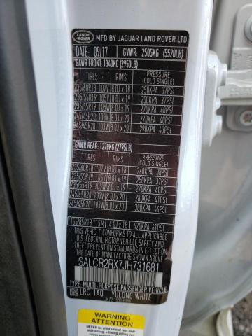 2018 LAND ROVER DISCOVERY SALCR2RX7JH731681