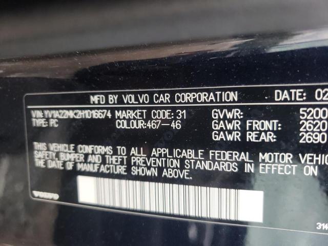 2017 VOLVO S90 T6 MOM YV1A22MK2H1016674