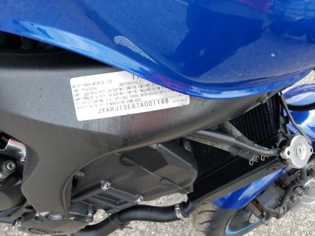 2007 YAMAHA FZ6 SHG JYARJ13E67A001168