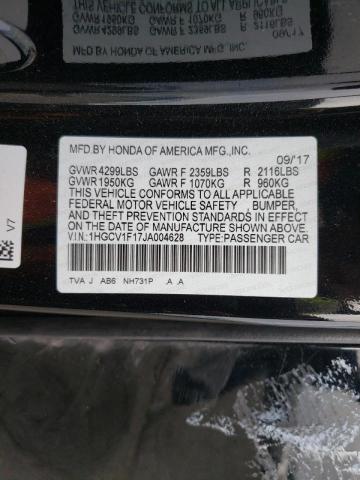 1HGCV1F17JA004628 Honda Accord Lx 2018. Фото: 9