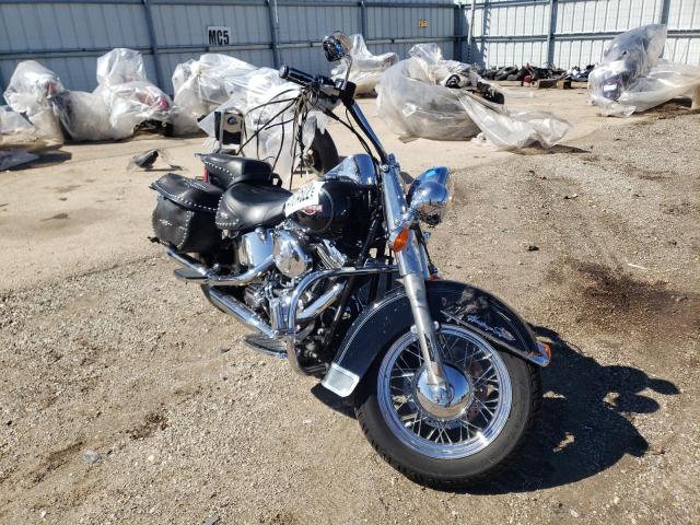 Salvage motorcycles for sale at Elgin, IL auction: 2005 Harley-Davidson Flstc