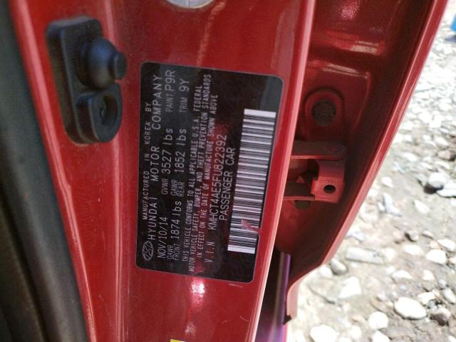 2015 HYUNDAI ACCENT GLS KMHCT4AE5FU822392