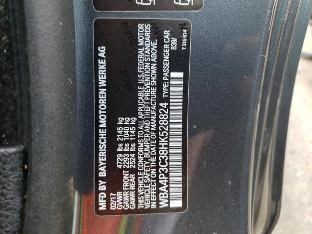 2017 BMW 440XI WBA4P3C38HK528824