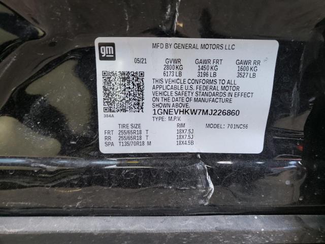 1GNEVHKW7MJ226860 Chevrolet Traverse L 2021. Фото: 9