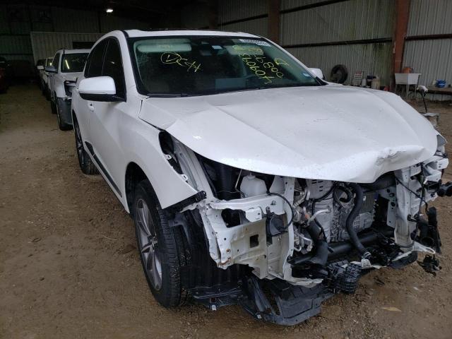 Salvage cars for sale at Houston, TX auction: 2020 Acura RDX Techno