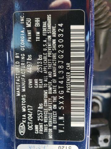 5XXGT4L38JG230324 Kia Optima Lx 2018. Фото: 9