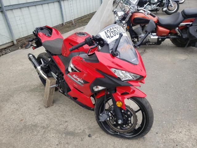 Salvage cars for sale from Copart Shreveport, LA: 2021 Kawasaki EX400
