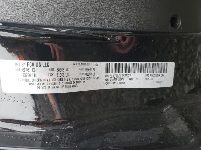 2017 FIAT 500 ELECTR 3C3CFFGE1HT575677