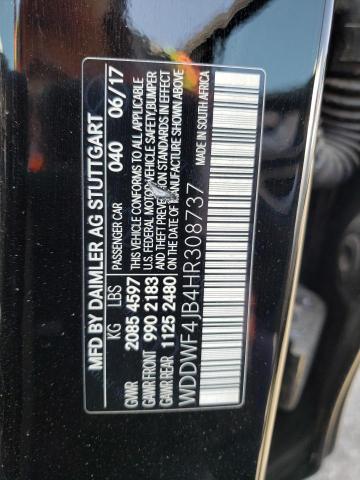 2017 MERCEDES-BENZ C 300 WDDWF4JB4HR308737