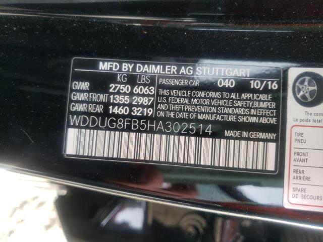 2017 MERCEDES-BENZ S 550 4MAT - WDDUG8FB5HA302514