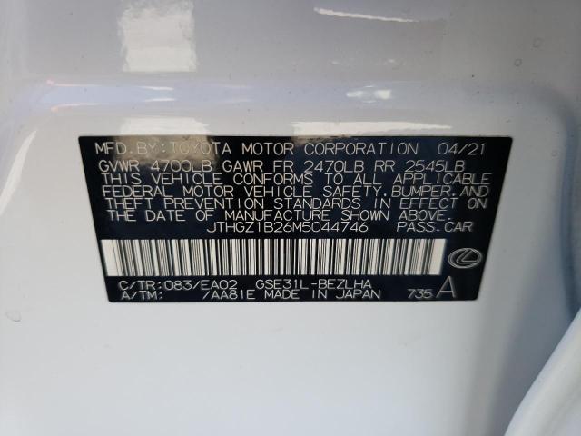 2021 LEXUS IS 350 F-S JTHGZ1B26M5044746
