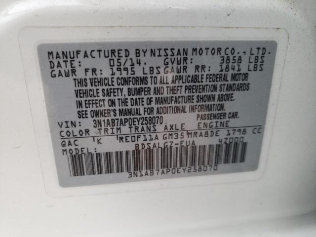 Фото: 3N1AB7AP0EY258070 - 10