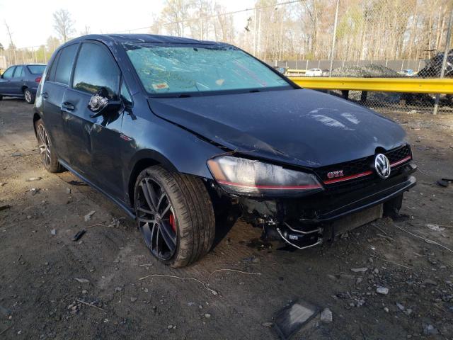 Salvage cars for sale from Copart Waldorf, MD: 2017 Volkswagen GTI S/SE
