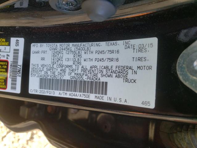 2015 TOYOTA TACOMA DOU 5TFJU4GN2FX080127