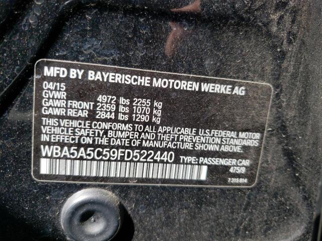 2015 BMW 528 I WBA5A5C59FD522440
