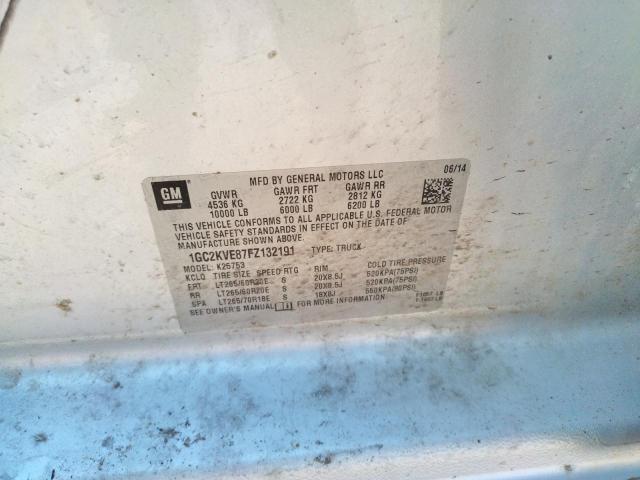 2015 CHEVROLET 2500 1GC2KVE87FZ132191