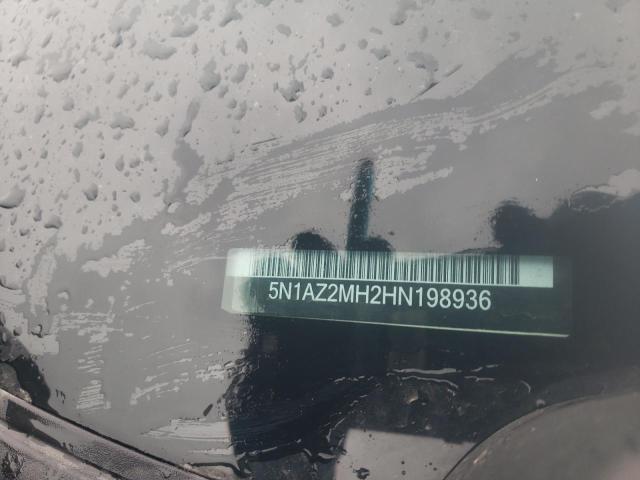 5N1AZ2MH2HN198936 Nissan Murano S 2017. Фото: 9