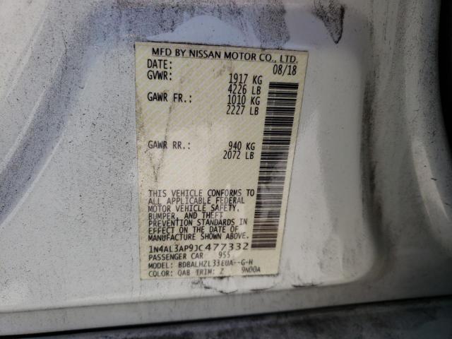 2018 NISSAN ALTIMA 2.5 1N4AL3AP9JC477332
