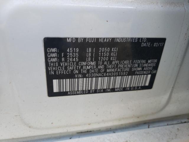4S3BNAC64H3051592 Subaru Legacy 2.5i Premium