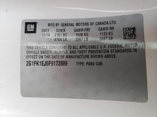 2015 CHEVROLET CAMARO 2SS 2G1FK1EJ6F9172889