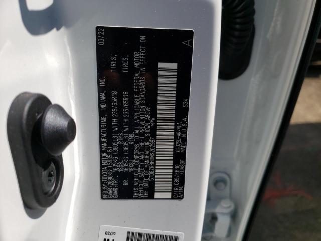 2022 TOYOTA HIGHLANDER 5TDGZRBH0NS202997