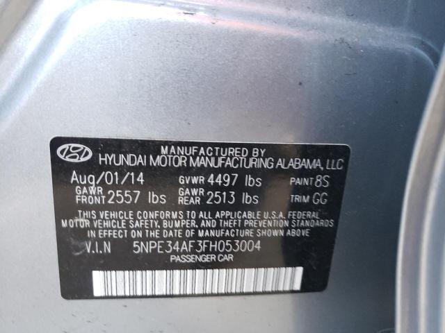 2015 HYUNDAI SONATA SPO 5NPE34AF3FH053004