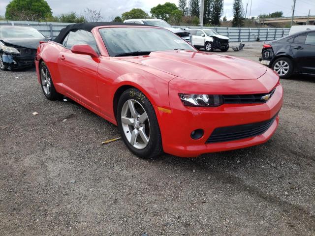 Chevrolet Camaro salvage cars for sale: 2015 Chevrolet Camaro LT